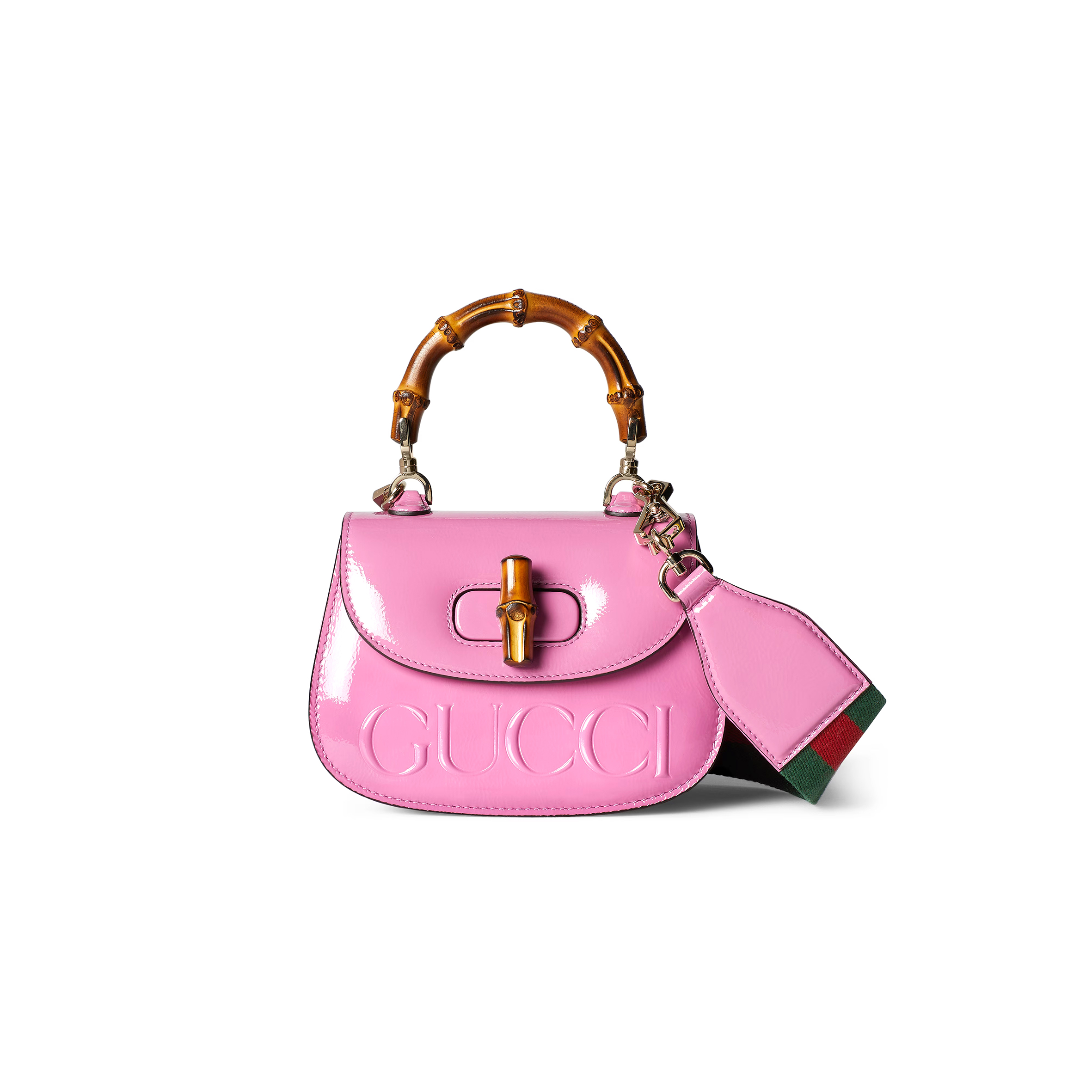 G*u*i bamboo 1947 mini python bag 786482 (17*12*7.5cm)